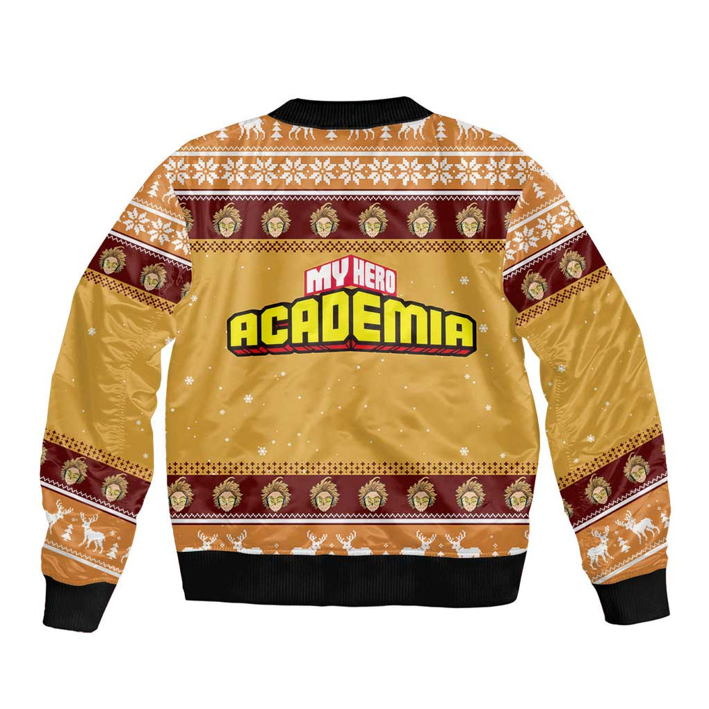 Hawks - My Hero Academia Bomber Jacket Anime Mix Christmas Style