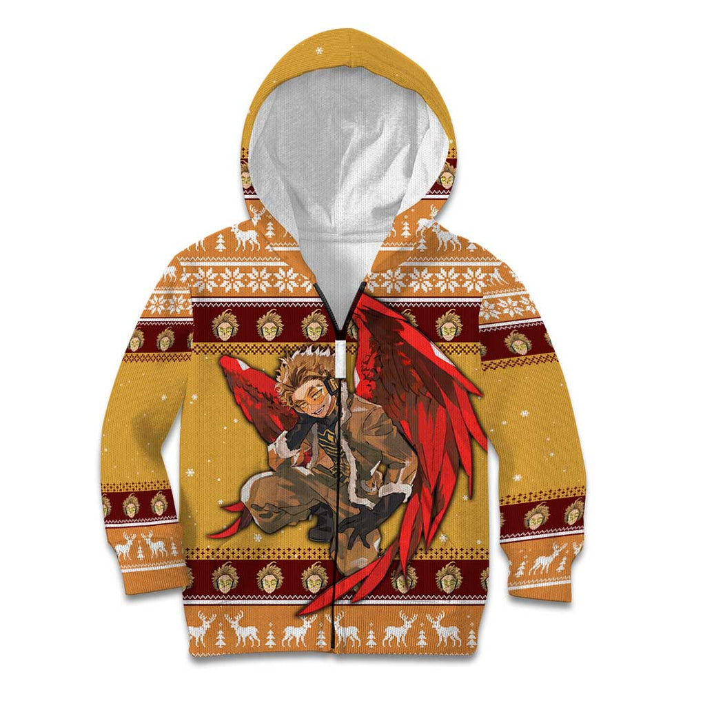 Hawks - My Hero Academia Kid Hoodie Anime Mix Christmas Style