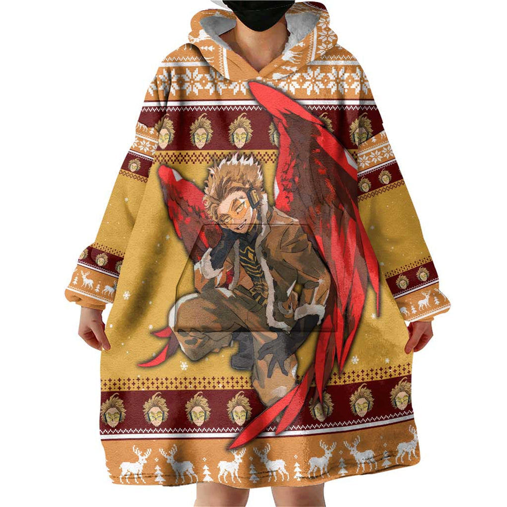 Hawks - My Hero Academia Wearable Blanket Hoodie Anime Mix Christmas Style