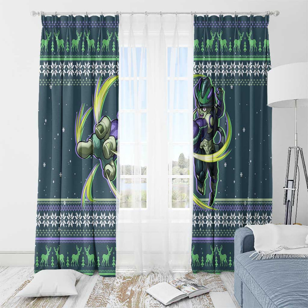 Meruem - Hunter X Hunter Window Curtain Anime Mix Christmas Style