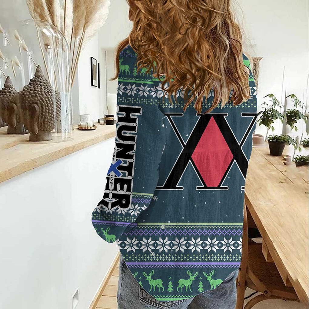 Meruem - Hunter X Hunter Women Casual Shirt Anime Mix Christmas Style
