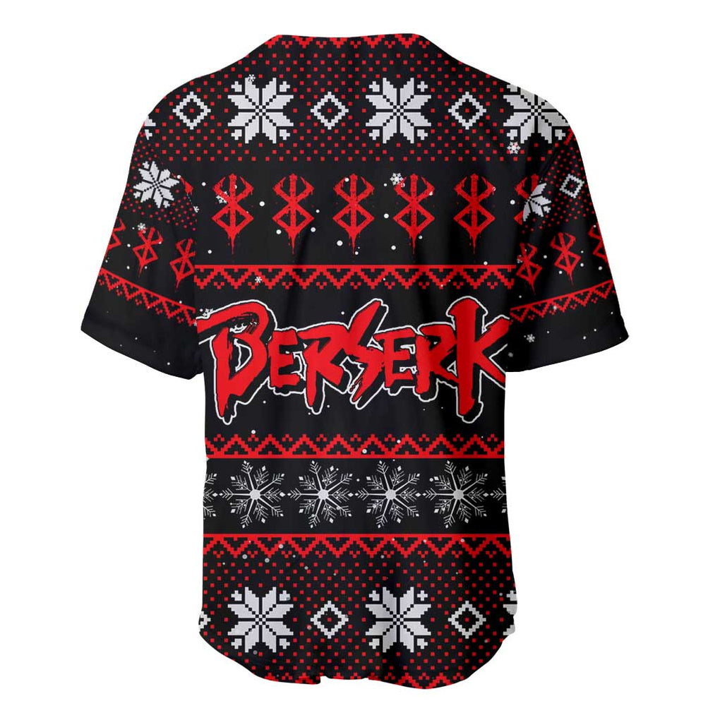 Guts - Berserk Baseball Jersey Anime Mix Christmas Style