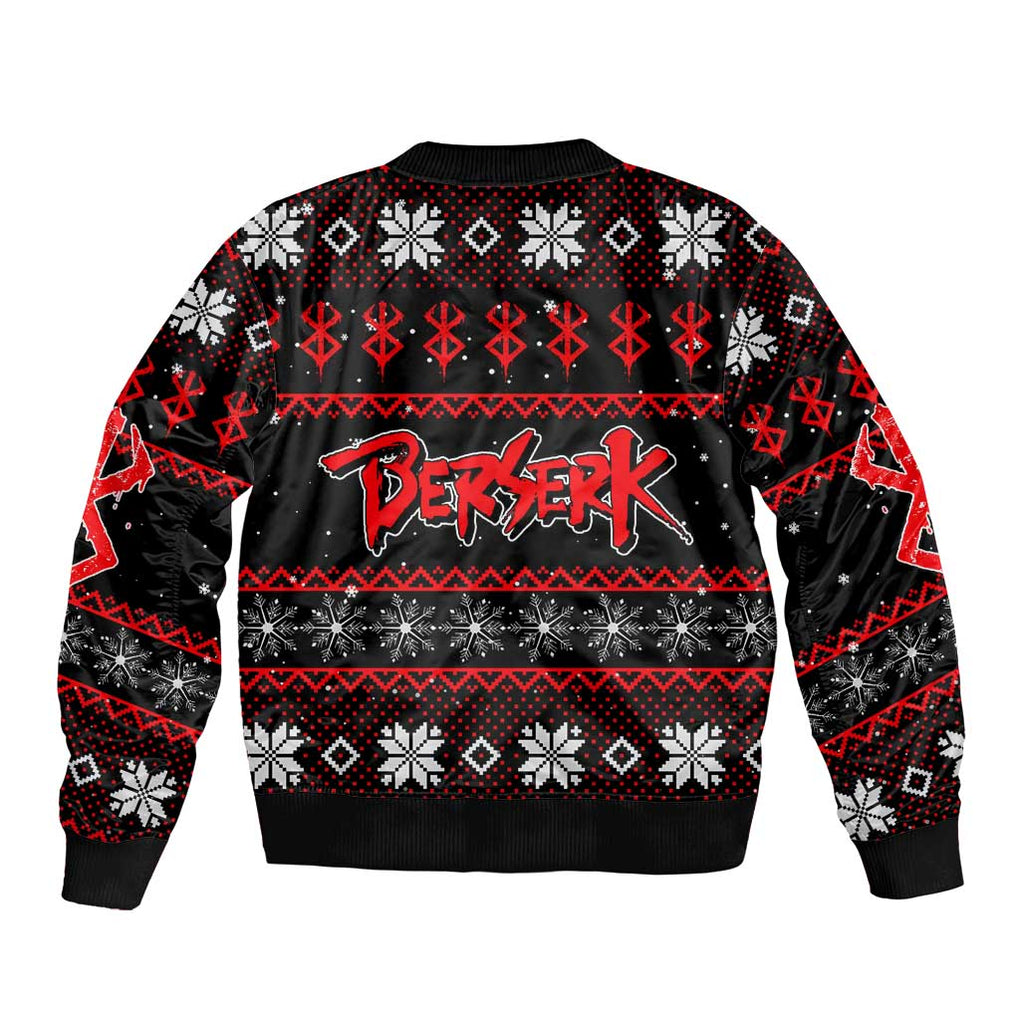 Guts - Berserk Bomber Jacket Anime Mix Christmas Style