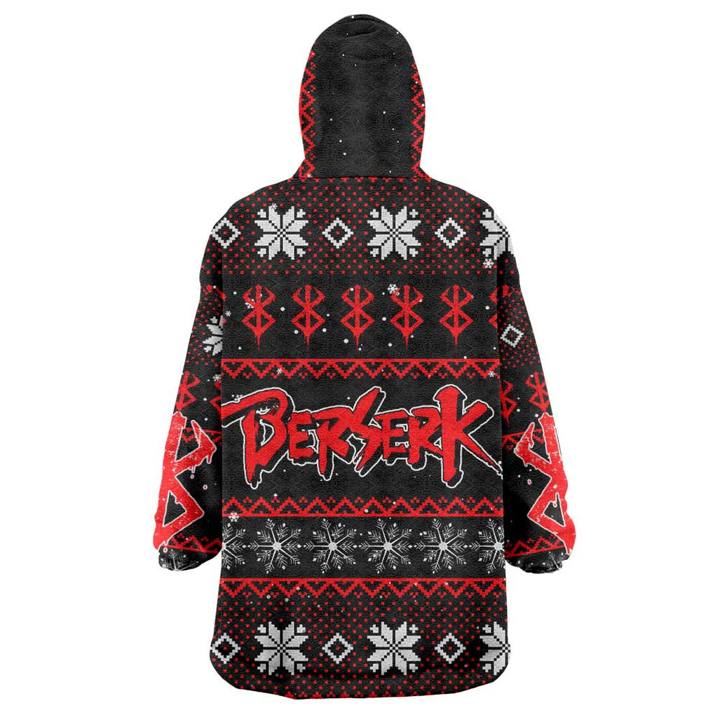 Guts - Berserk Wearable Blanket Hoodie Anime Mix Christmas Style