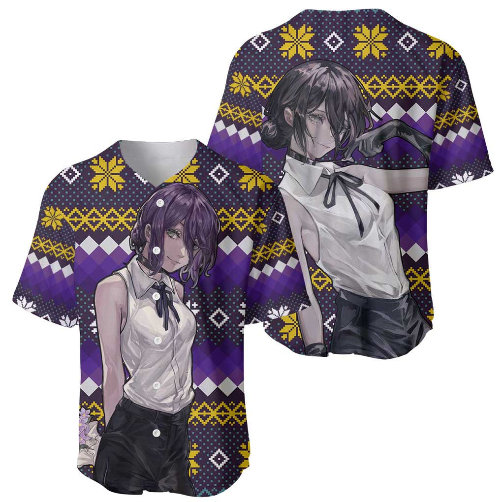 Zere - Chainsaw Man Baseball Jersey Anime Mix Christmas Style