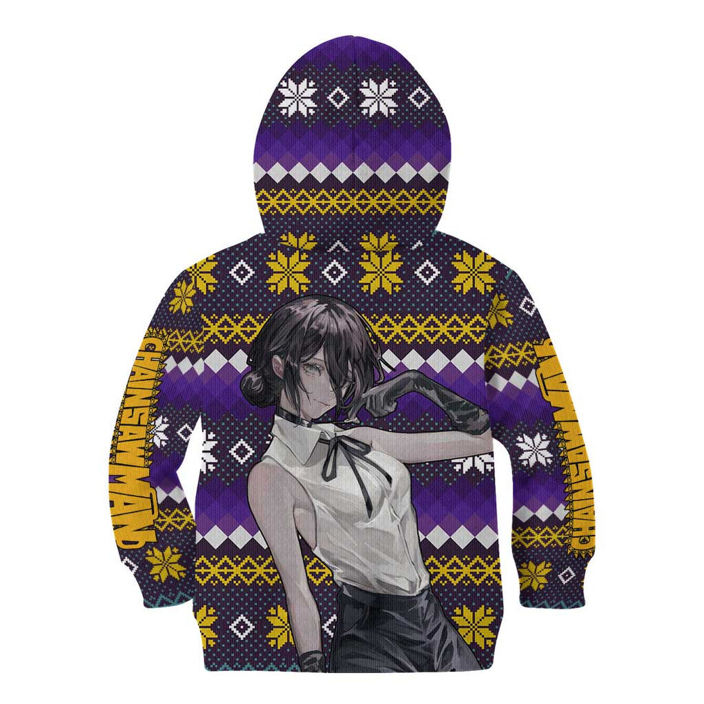Zere - Chainsaw Man Kid Hoodie Anime Mix Christmas Style