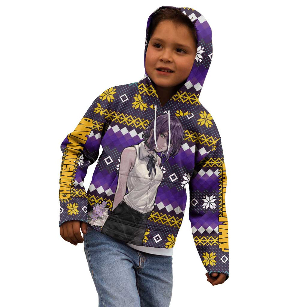Zere - Chainsaw Man Kid Hoodie Anime Mix Christmas Style