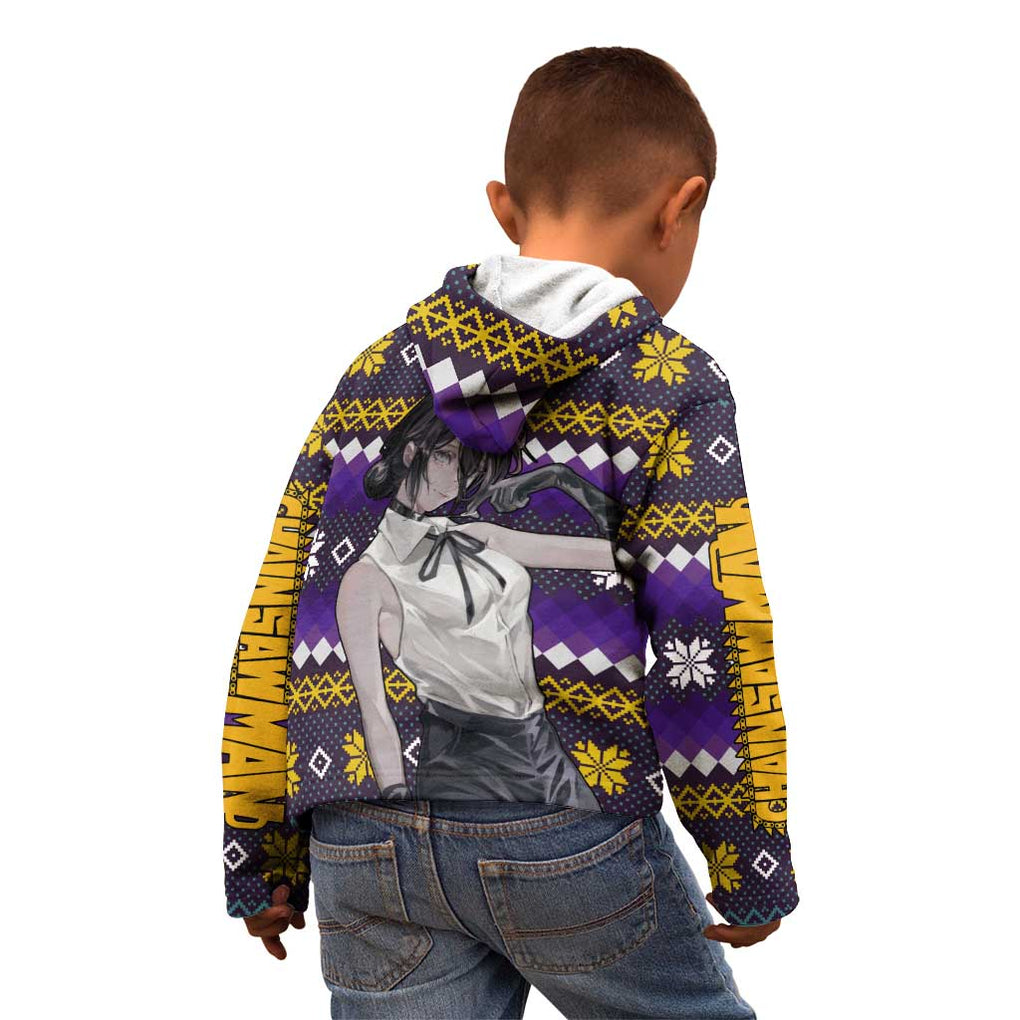 Zere - Chainsaw Man Kid Hoodie Anime Mix Christmas Style