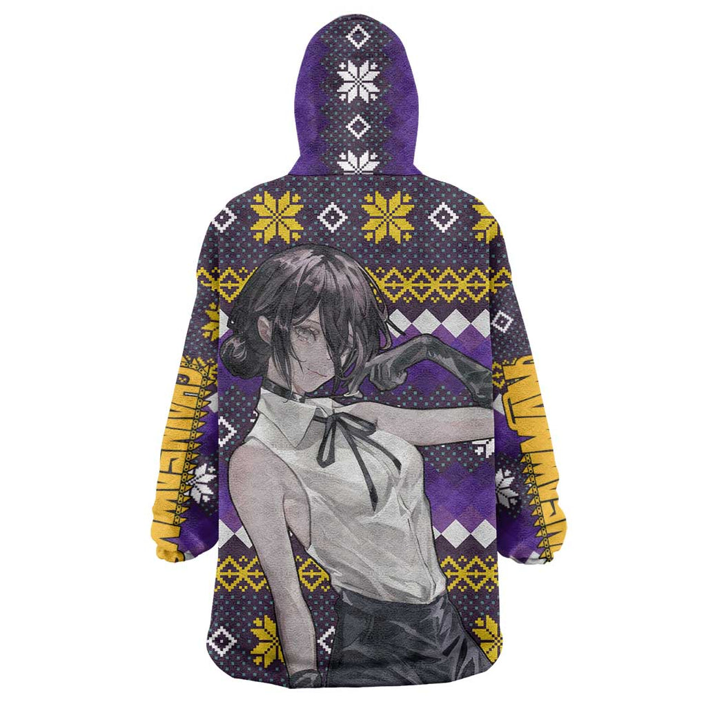Zere - Chainsaw Man Wearable Blanket Hoodie Anime Mix Christmas Style