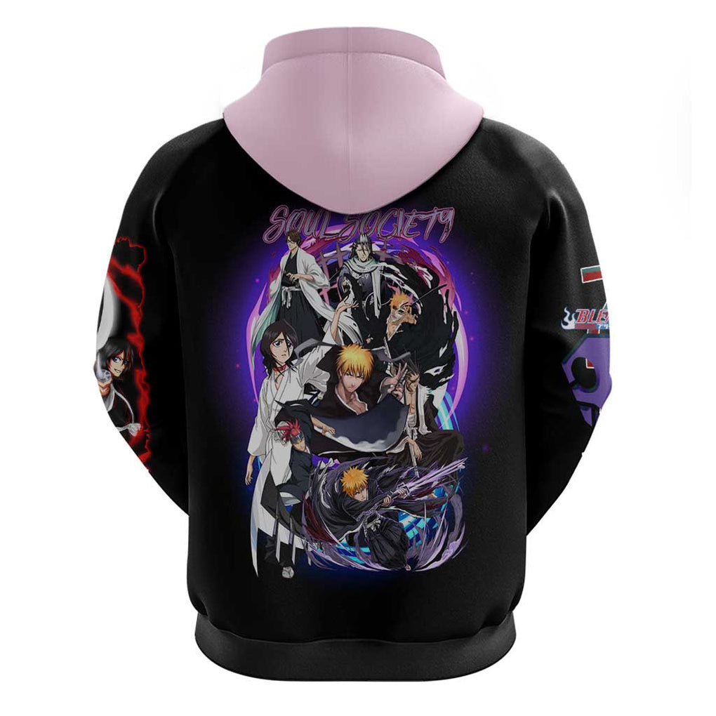 Soul Society Rescue Arc Bleach Hoodie Japan Anime Style
