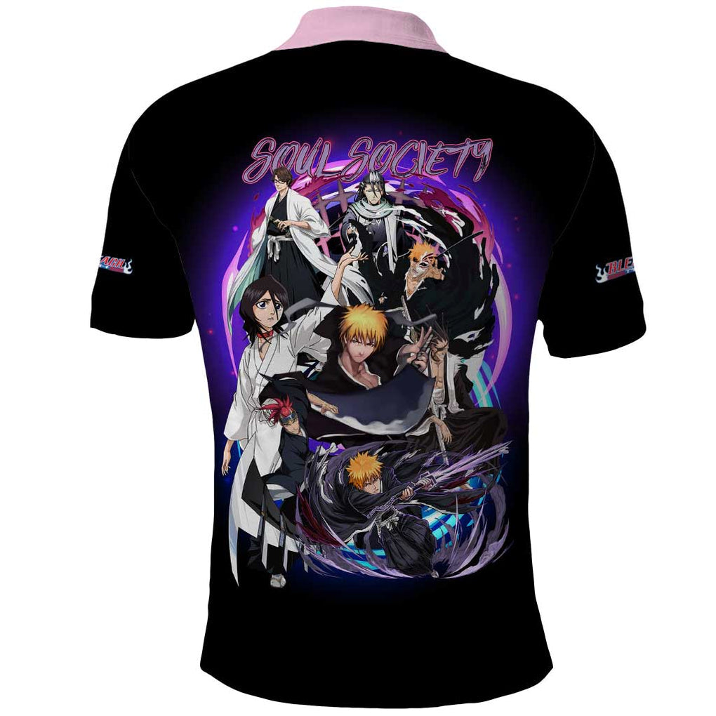 Soul Society Rescue Arc Bleach Polo Shirt Japan Anime Style