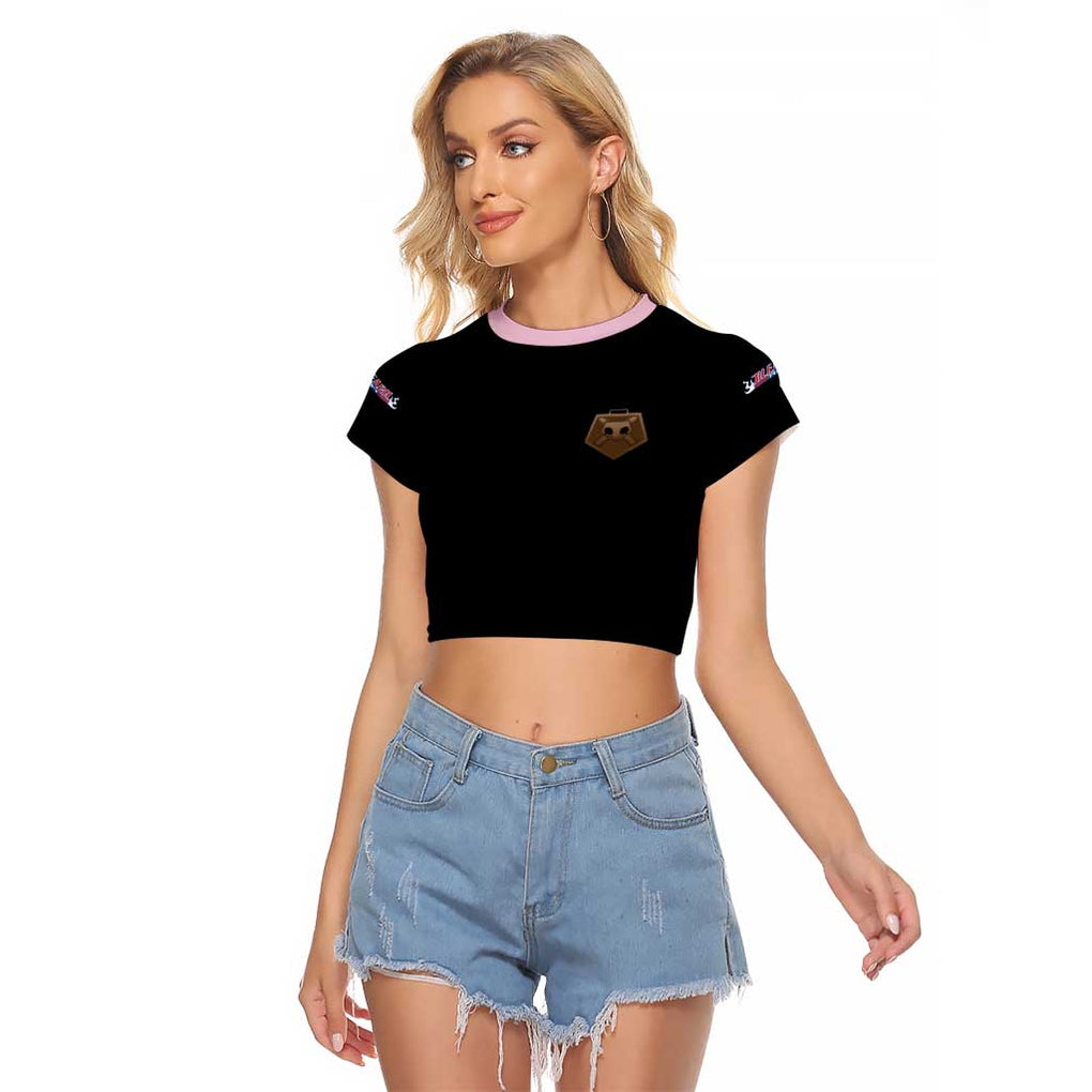 Soul Society Rescue Arc Bleach Raglan Cropped T Shirt Japan Anime Style