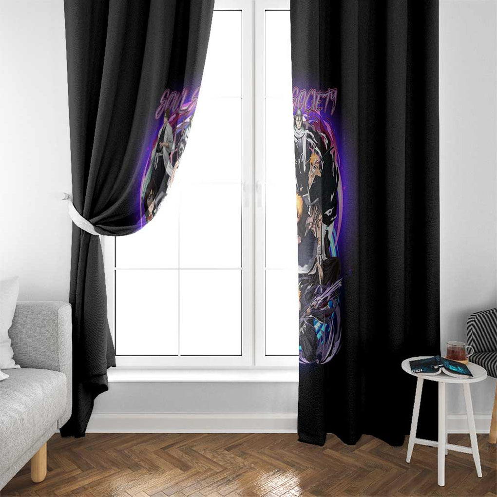 Soul Society Rescue Arc Bleach Window Curtain Japan Anime Style