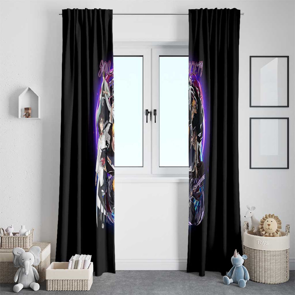 Soul Society Rescue Arc Bleach Window Curtain Japan Anime Style