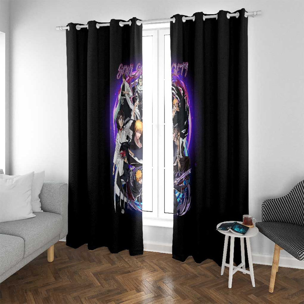 Soul Society Rescue Arc Bleach Window Curtain Japan Anime Style