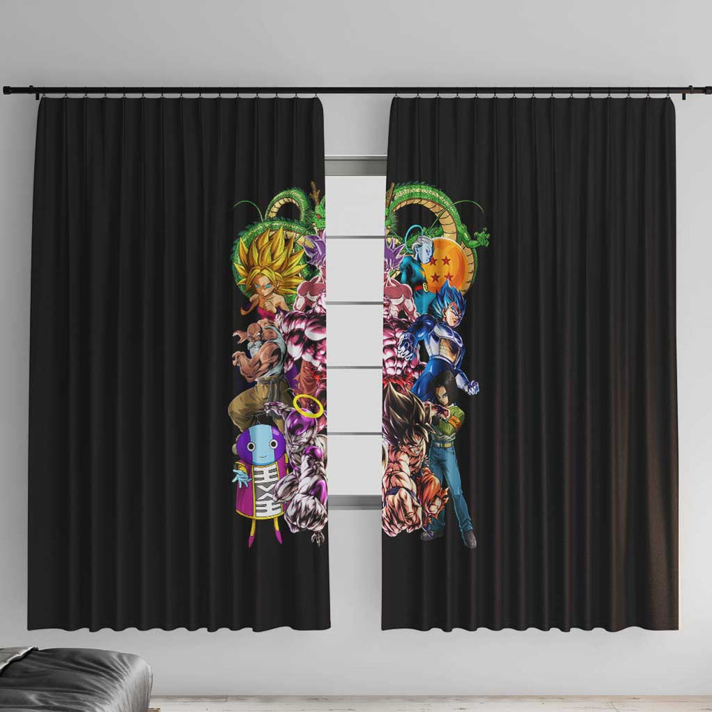 Tournament of Power Dragon Ball Z Window Curtain Japan Anime Style