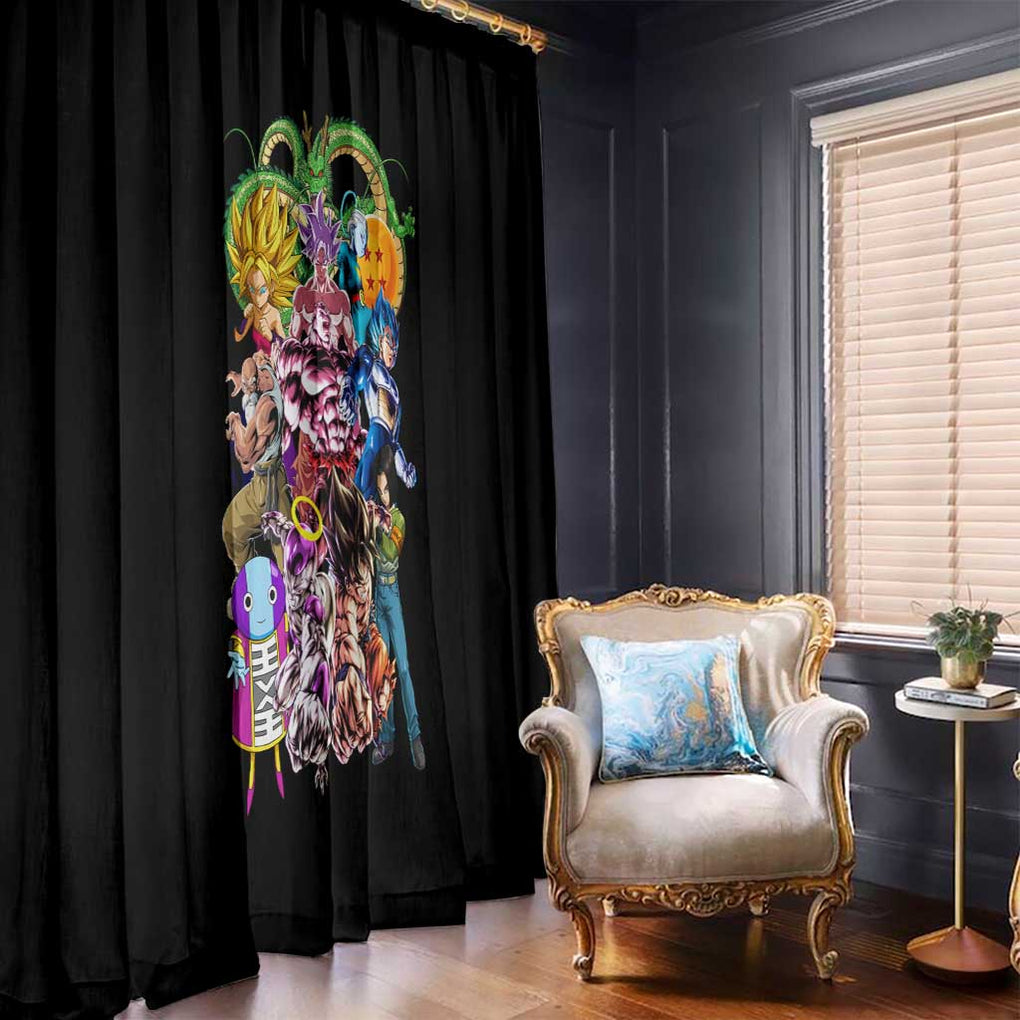 Tournament of Power Dragon Ball Z Window Curtain Japan Anime Style