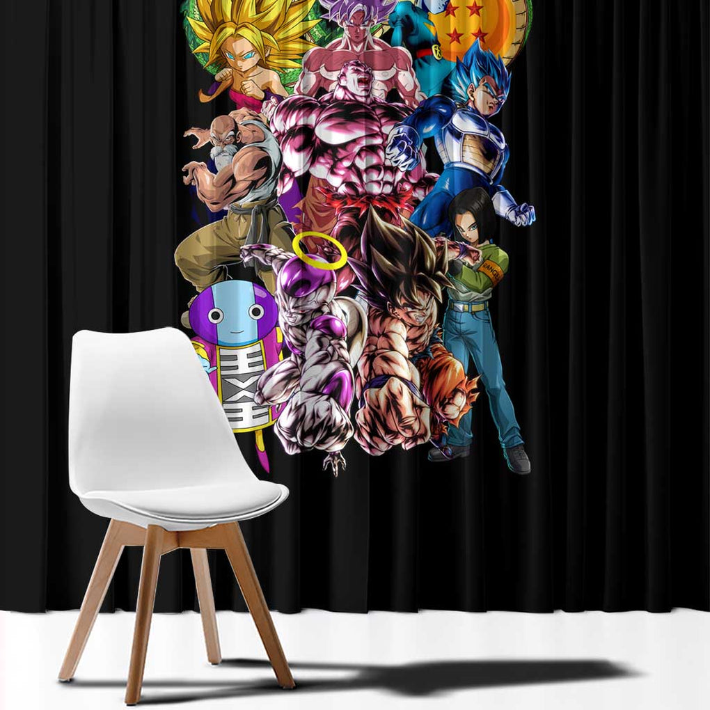 Tournament of Power Dragon Ball Z Window Curtain Japan Anime Style