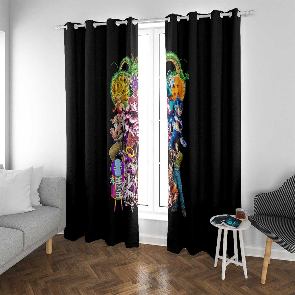 Tournament of Power Dragon Ball Z Window Curtain Japan Anime Style
