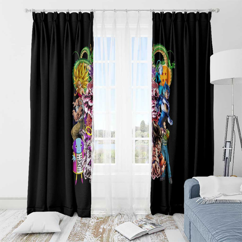 Tournament of Power Dragon Ball Z Window Curtain Japan Anime Style