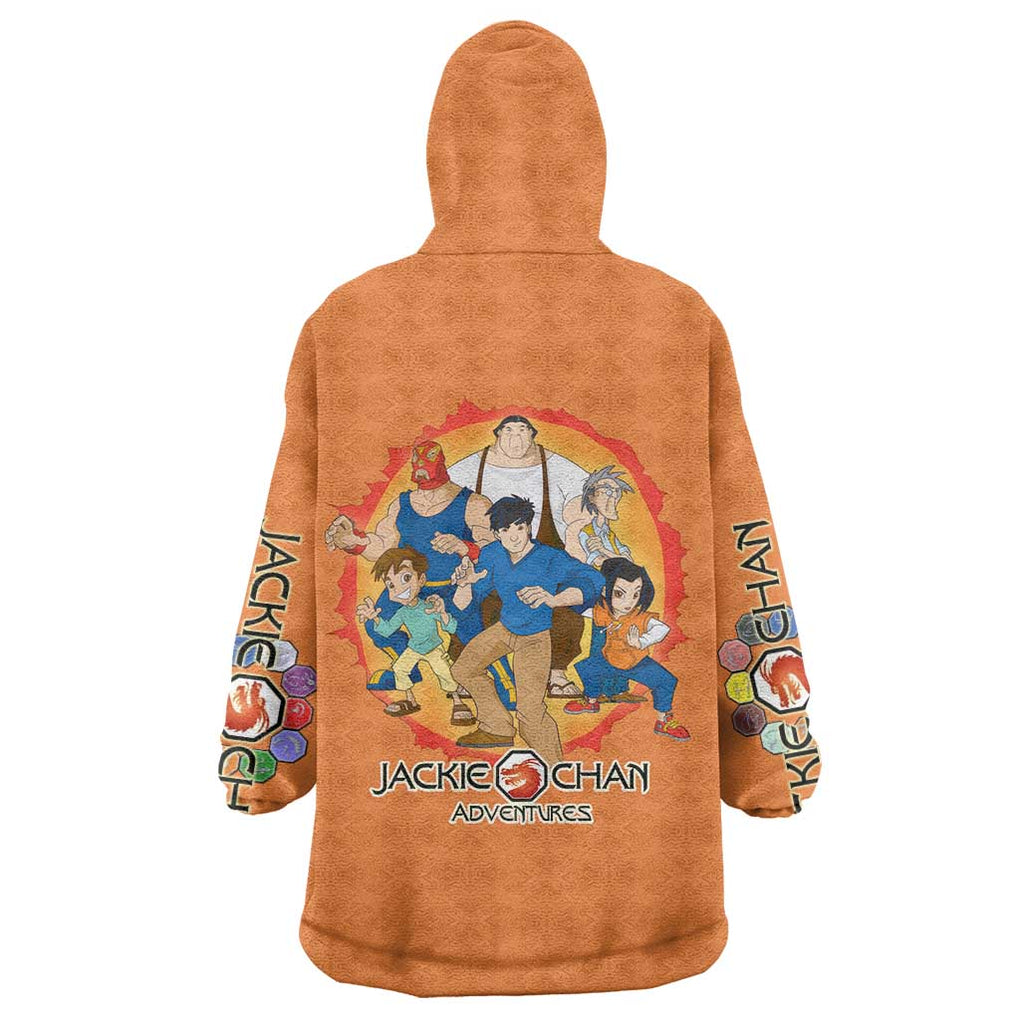 Jackie Chan Adventure Wearable Blanket Hoodie Japan Anime Style
