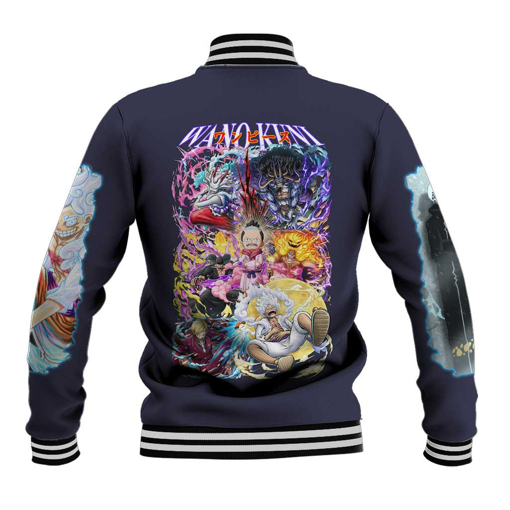 Wano Kuni One Piece Baseball Jacket Japan Anime Style