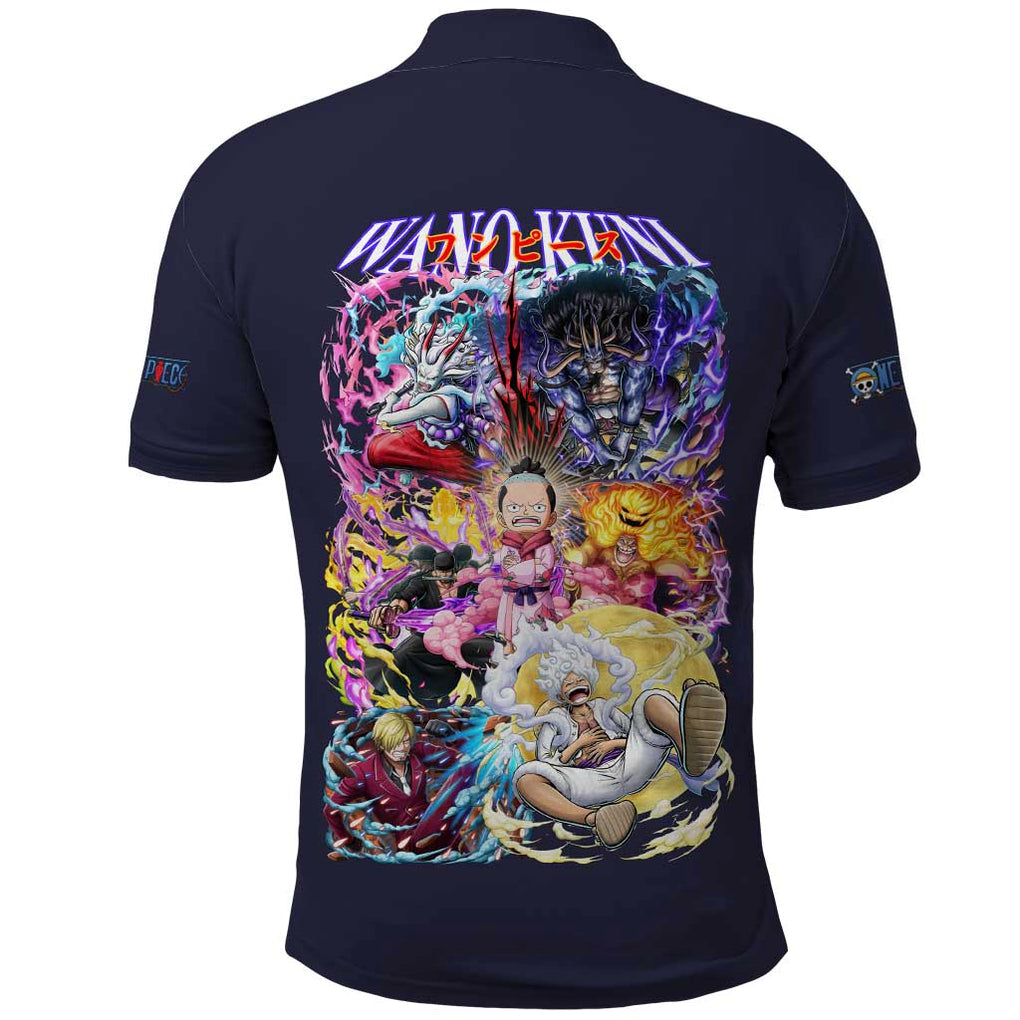 Wano Kuni One Piece Polo Shirt Japan Anime Style