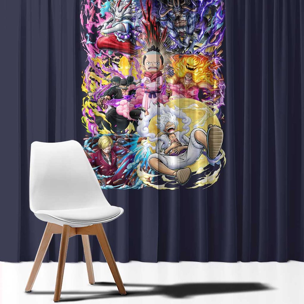 Wano Kuni One Piece Window Curtain Japan Anime Style