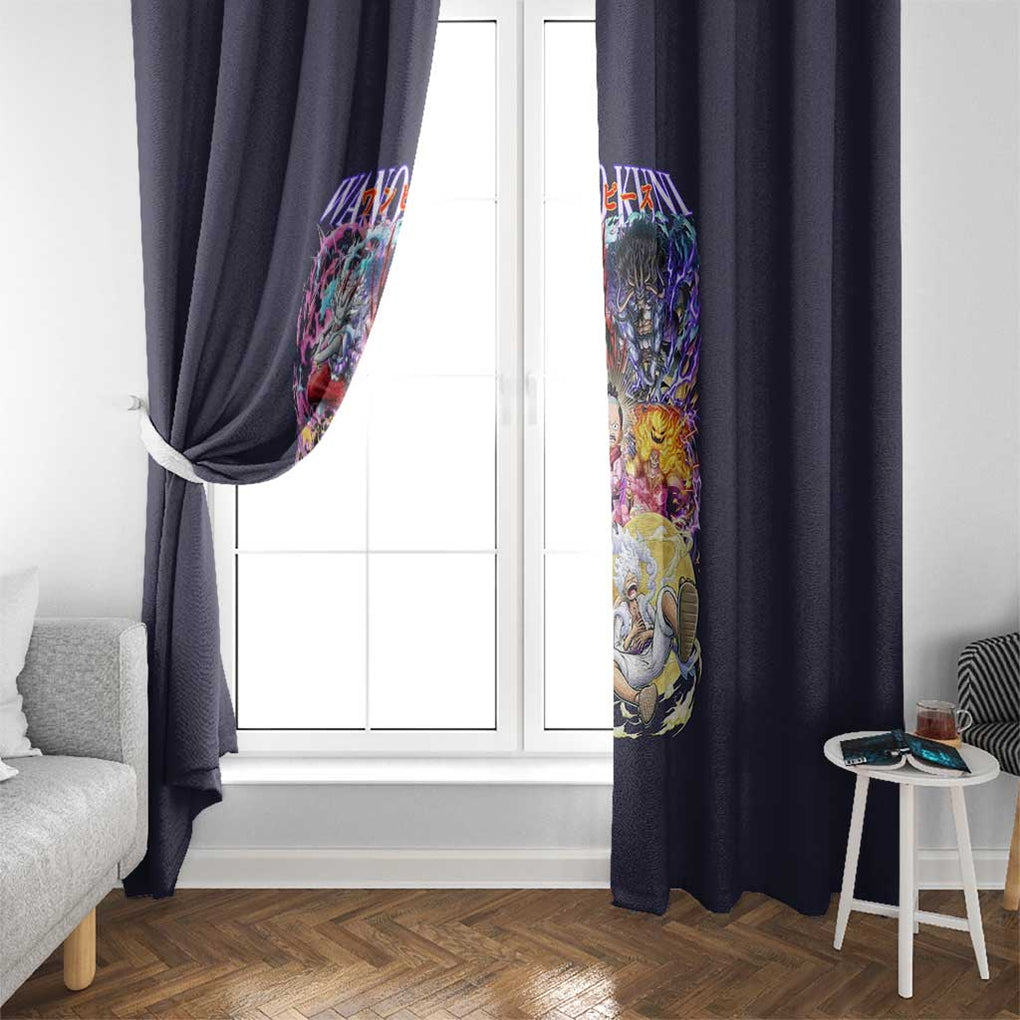 Wano Kuni One Piece Window Curtain Japan Anime Style