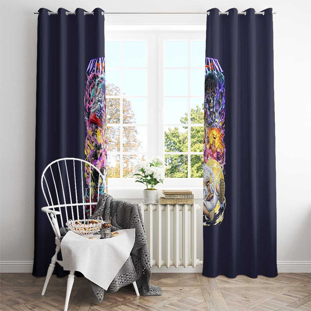 Wano Kuni One Piece Window Curtain Japan Anime Style