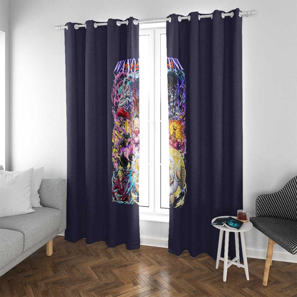 Wano Kuni One Piece Window Curtain Japan Anime Style