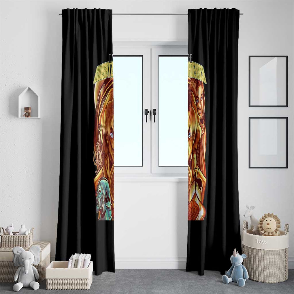 Dune Window Curtain Japan Anime Style
