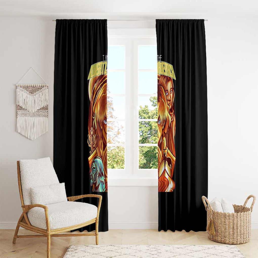 Dune Window Curtain Japan Anime Style