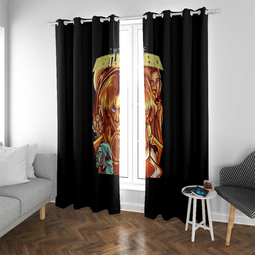 Dune Window Curtain Japan Anime Style