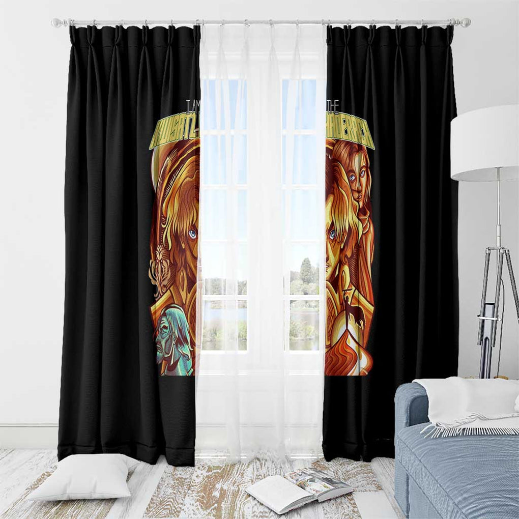 Dune Window Curtain Japan Anime Style