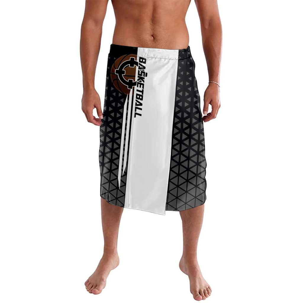Bartholomew Kuma One Piece Basketball Crossover Design Lavalava with Monochrome Geometric Background and Dynamic Pose - The Mazicc