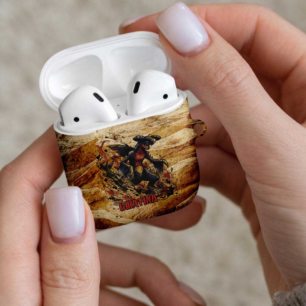 The Desert Apex Giratina AirPods Case Grunge Ink Sandstorm Art