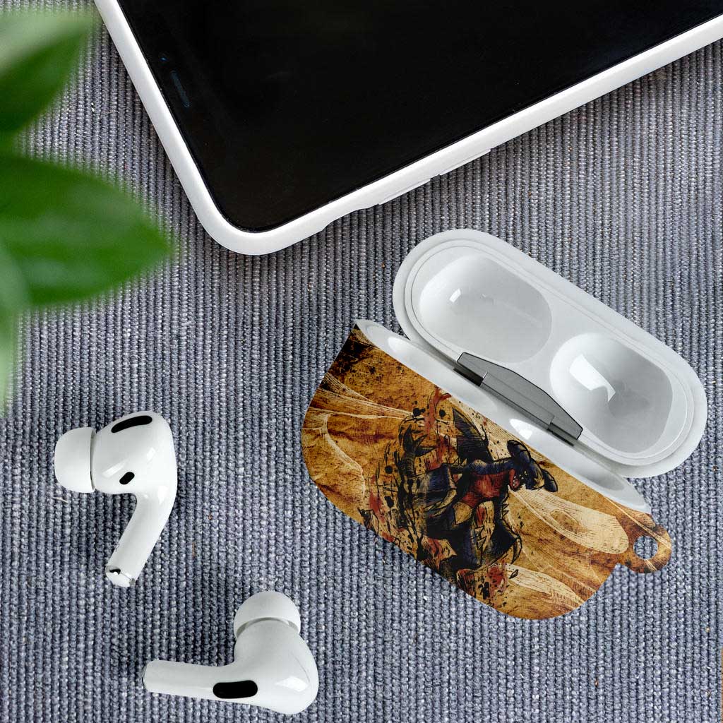 The Desert Apex Giratina AirPods Case Grunge Ink Sandstorm Art