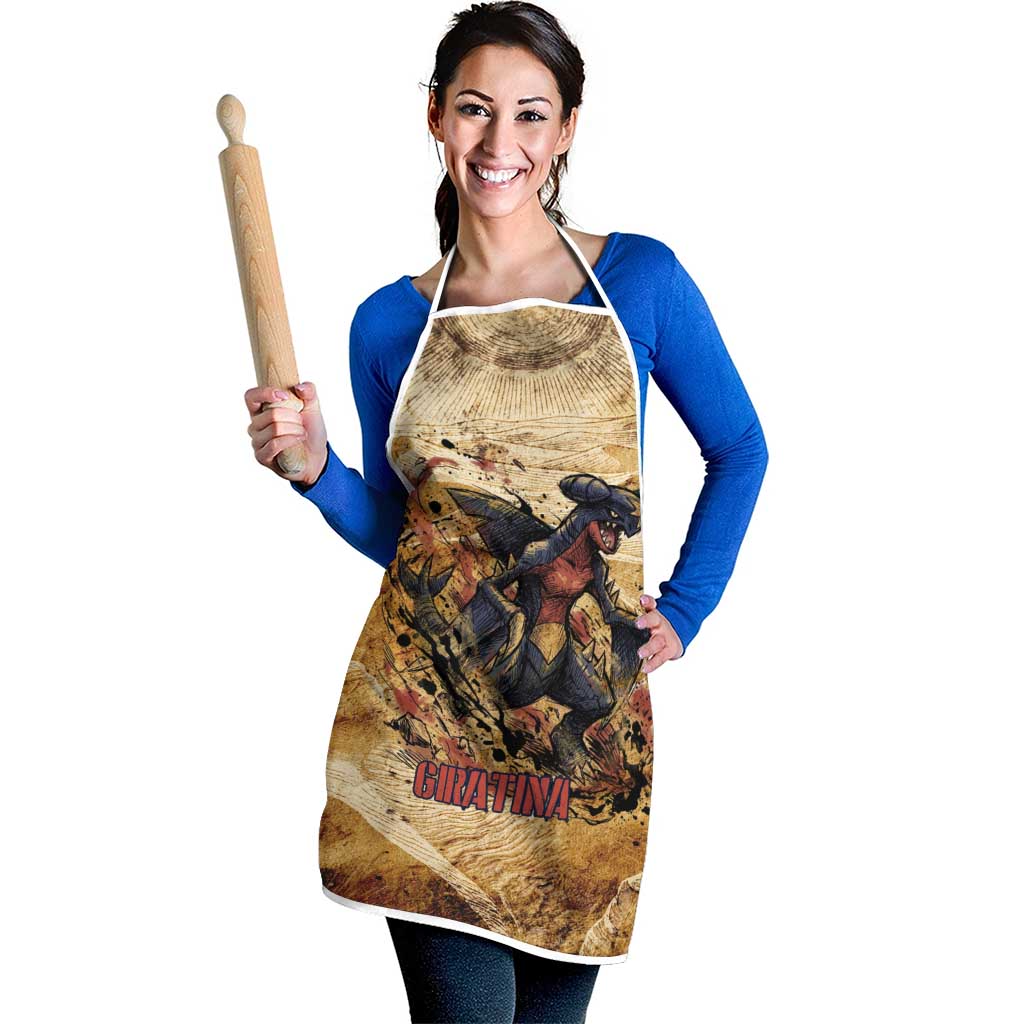 The Desert Apex Giratina Apron Grunge Ink Sandstorm Art