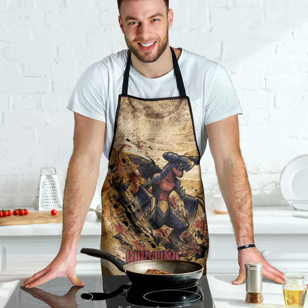 The Desert Apex Giratina Apron Grunge Ink Sandstorm Art