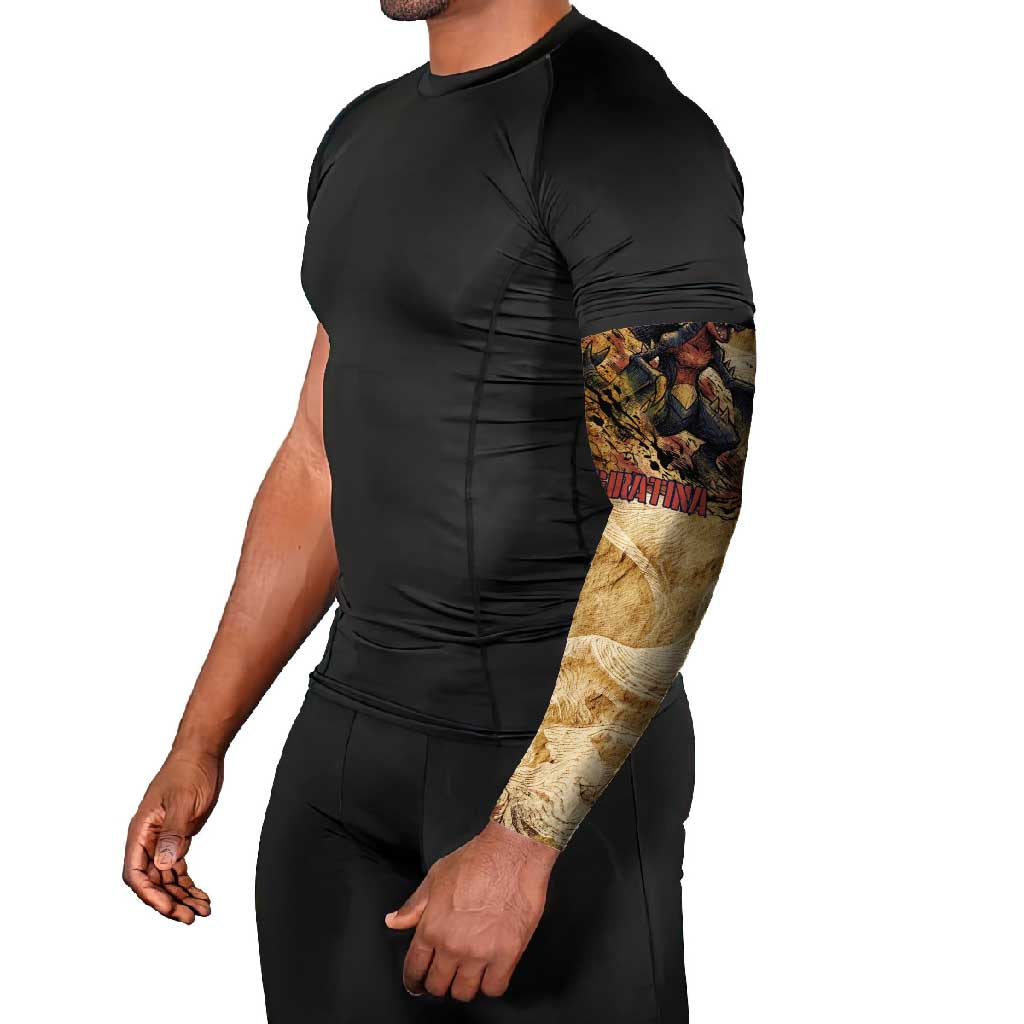 The Desert Apex Giratina Arm Sleeves Grunge Ink Sandstorm Art