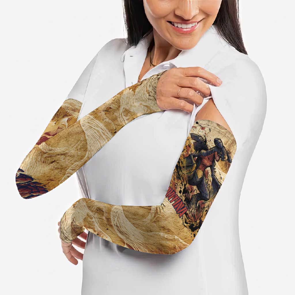 The Desert Apex Giratina Arm Sleeves Grunge Ink Sandstorm Art