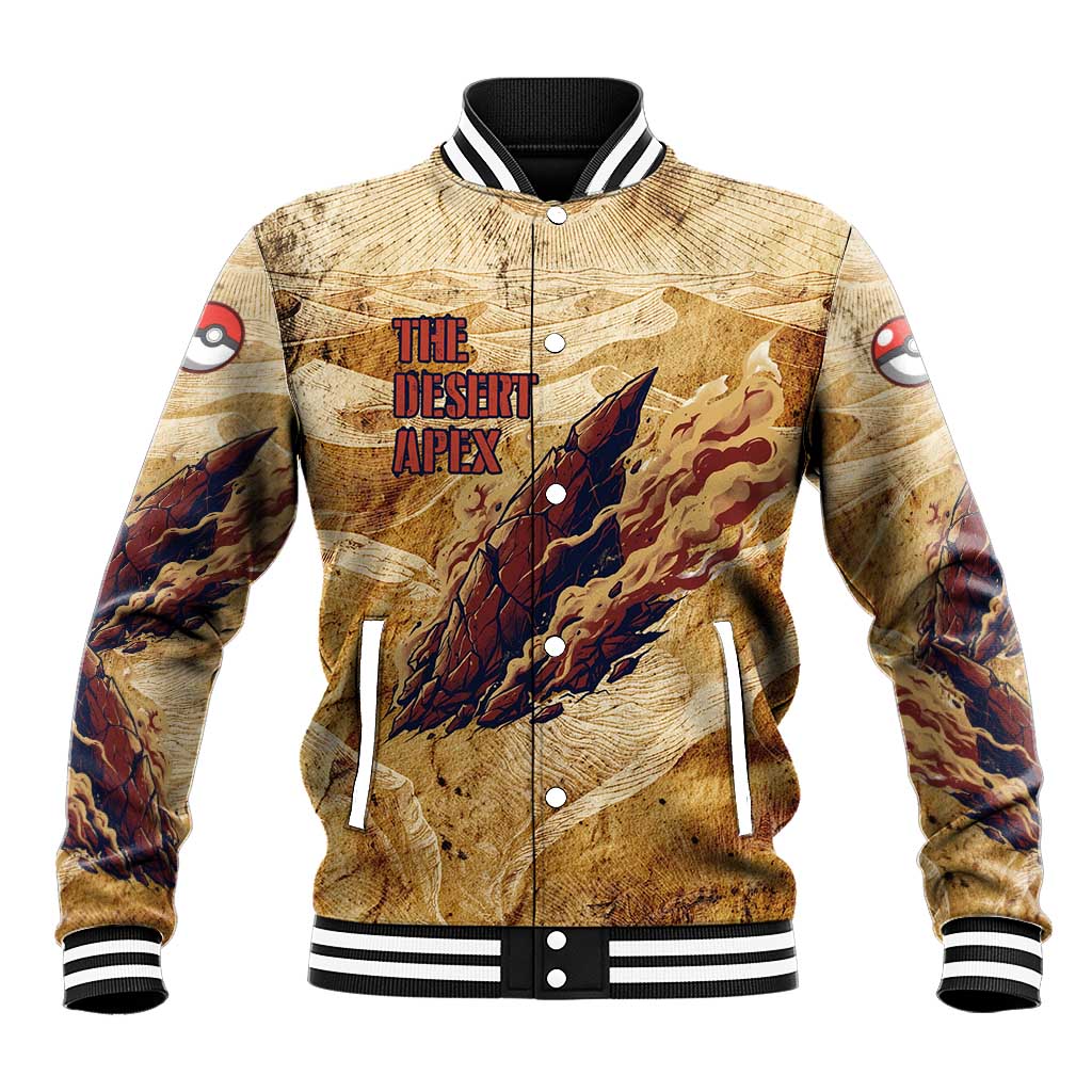 The Desert Apex Giratina Baseball Jacket Grunge Ink Sandstorm Art