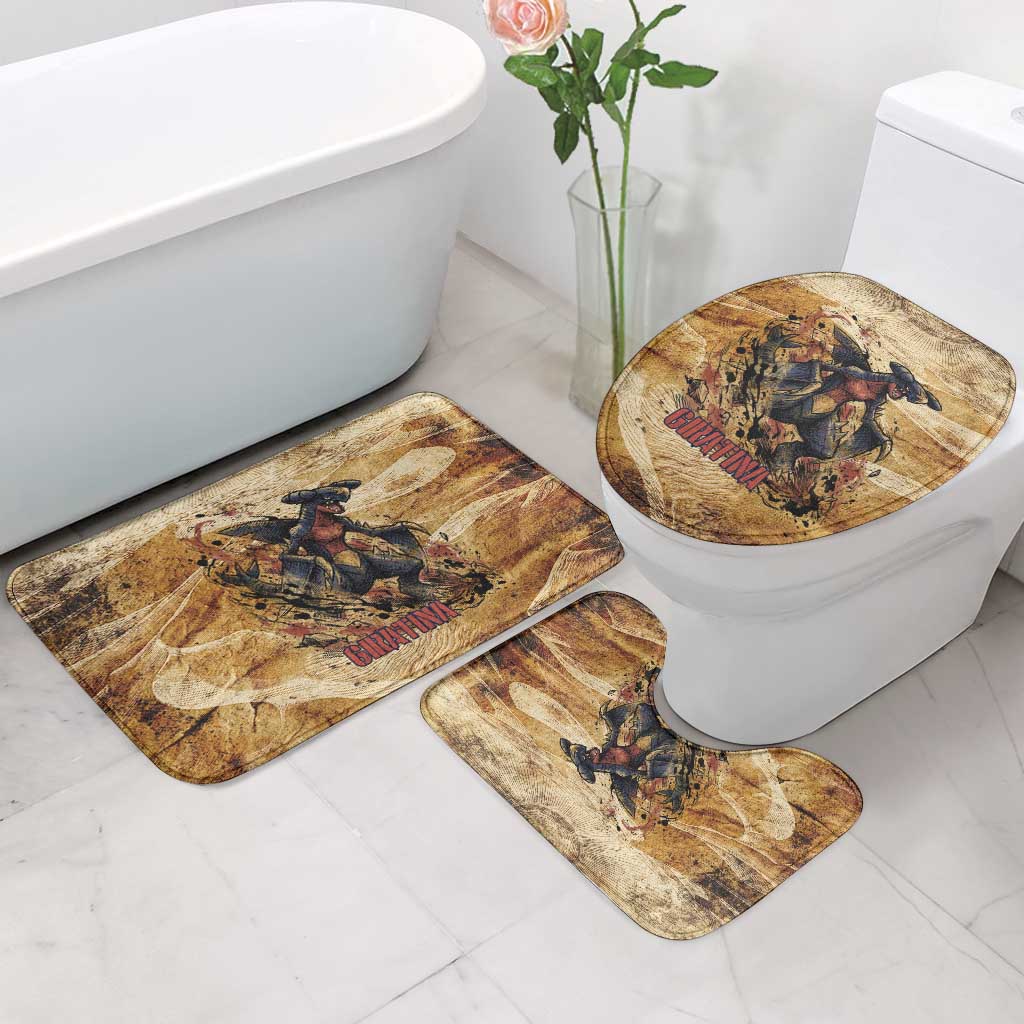 The Desert Apex Giratina Bathroom Set Grunge Ink Sandstorm Art