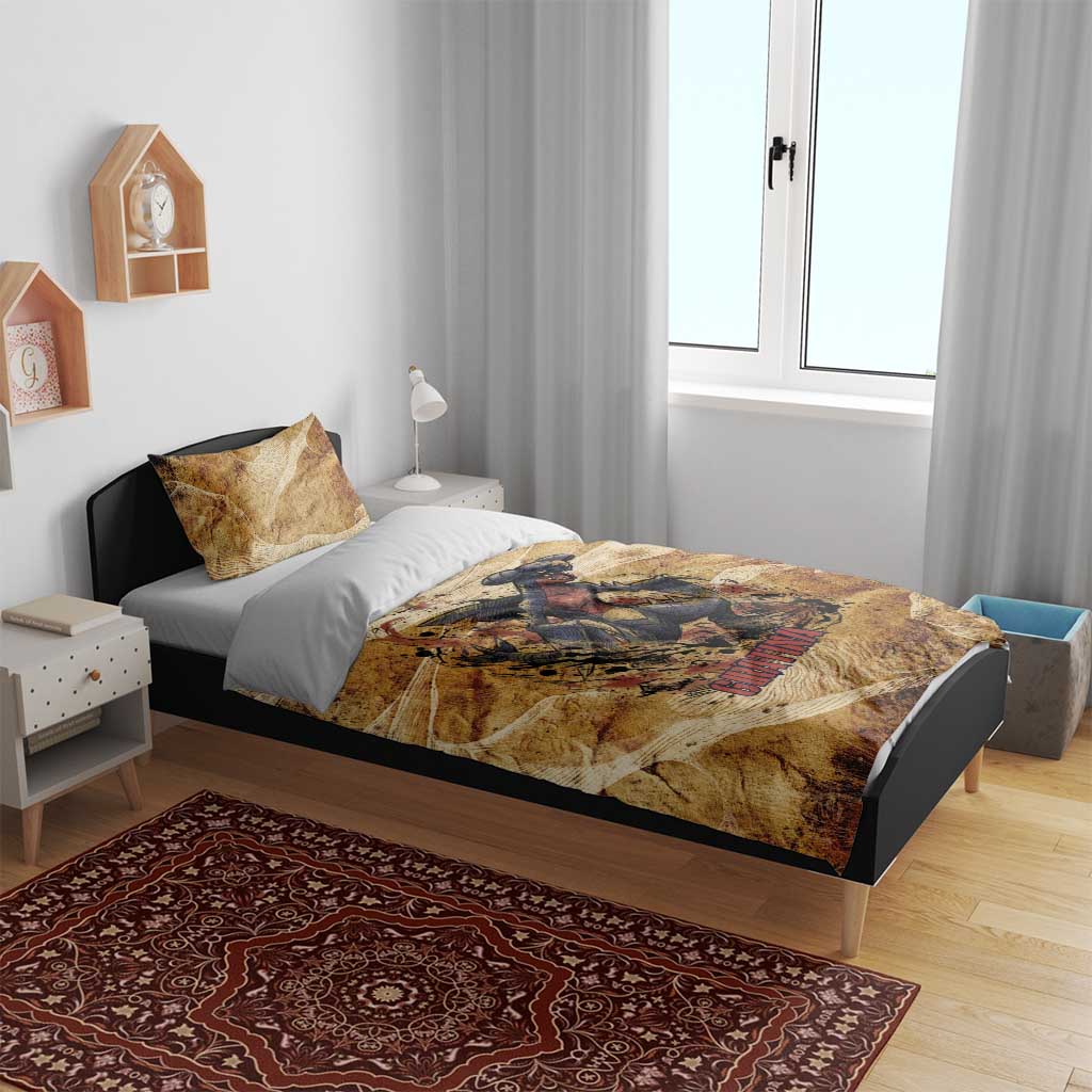 The Desert Apex Giratina Bedding Set Grunge Ink Sandstorm Art