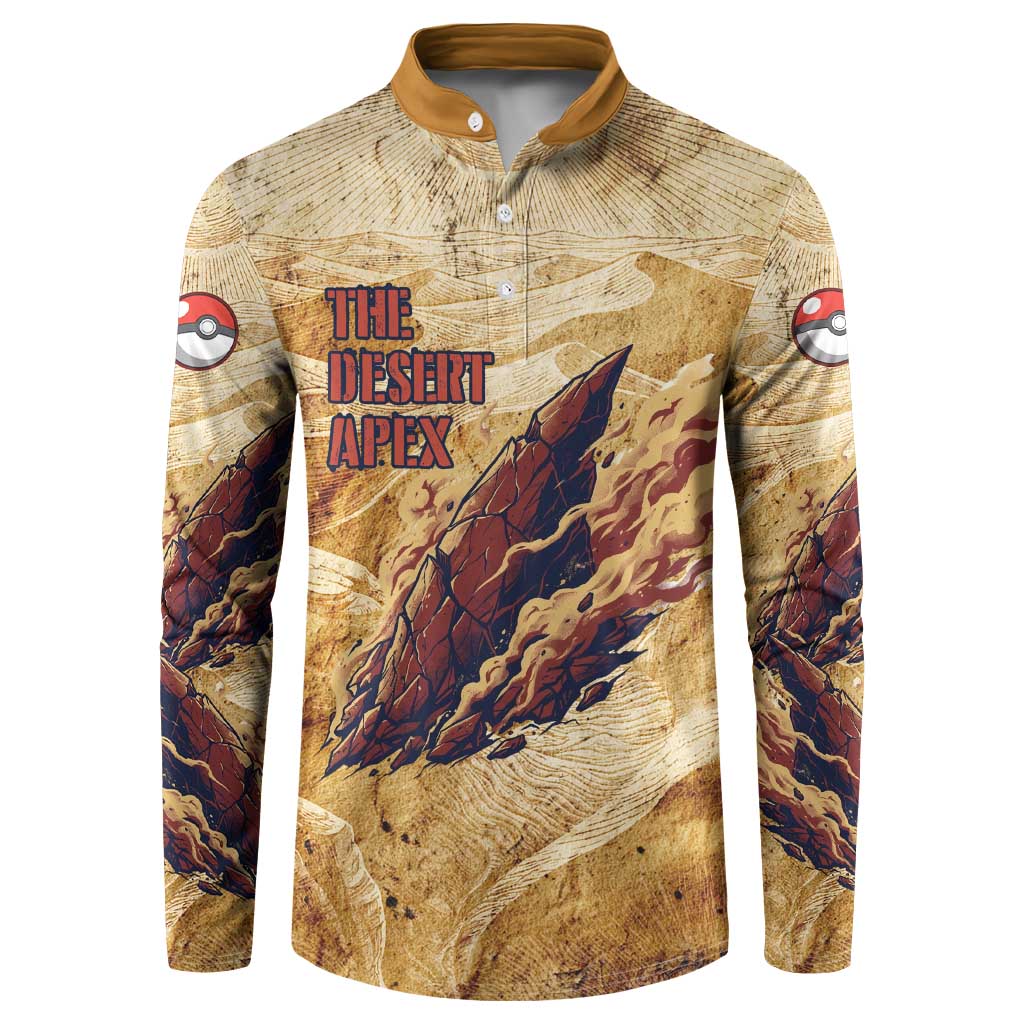 The Desert Apex Giratina Button Sweatshirt Grunge Ink Sandstorm Art