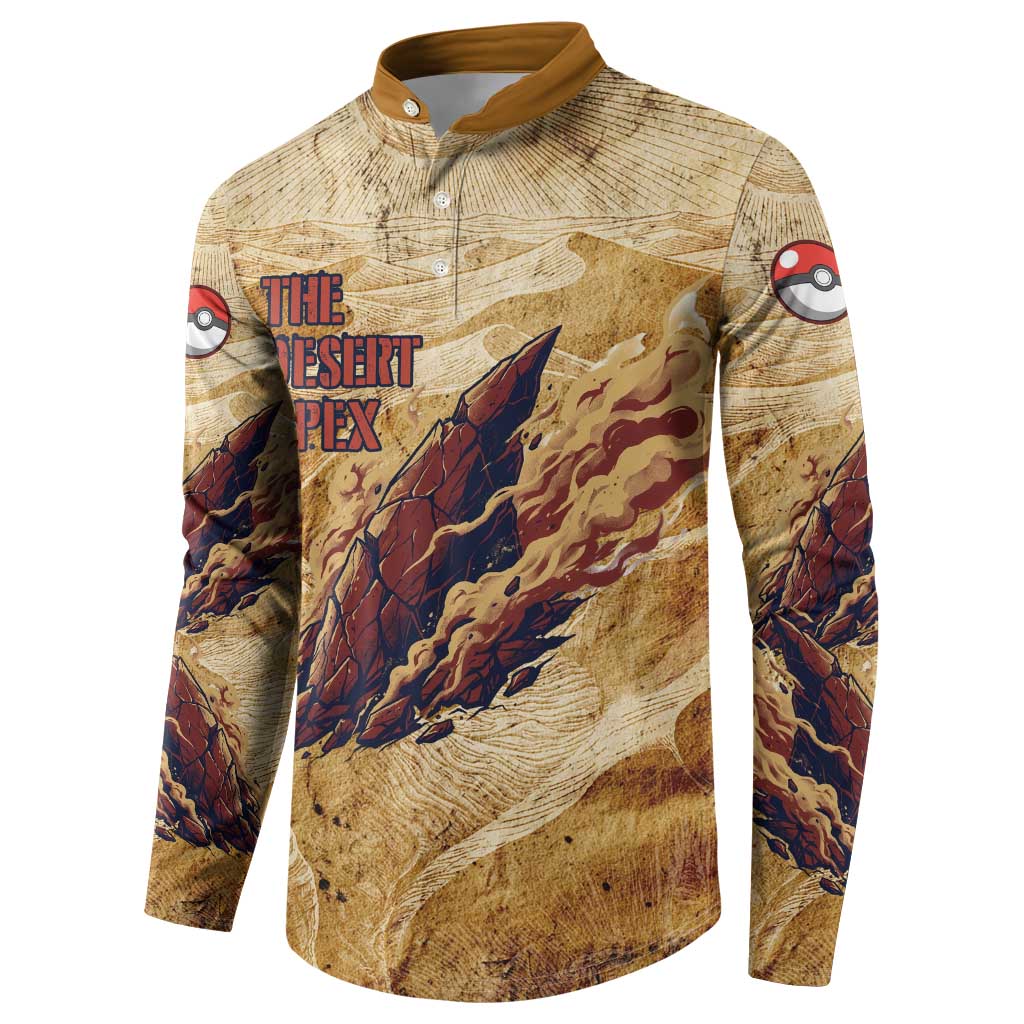 The Desert Apex Giratina Button Sweatshirt Grunge Ink Sandstorm Art