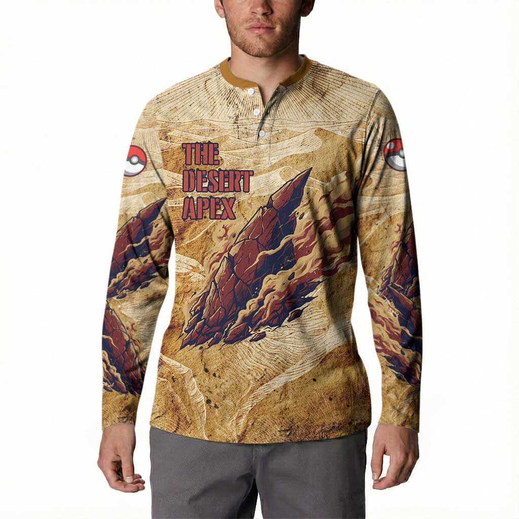 The Desert Apex Giratina Button Sweatshirt Grunge Ink Sandstorm Art