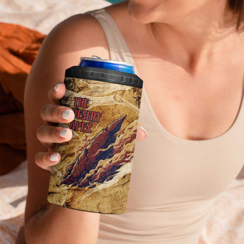 The Desert Apex Giratina 4 in 1 Can Cooler Tumbler Grunge Ink Sandstorm Art
