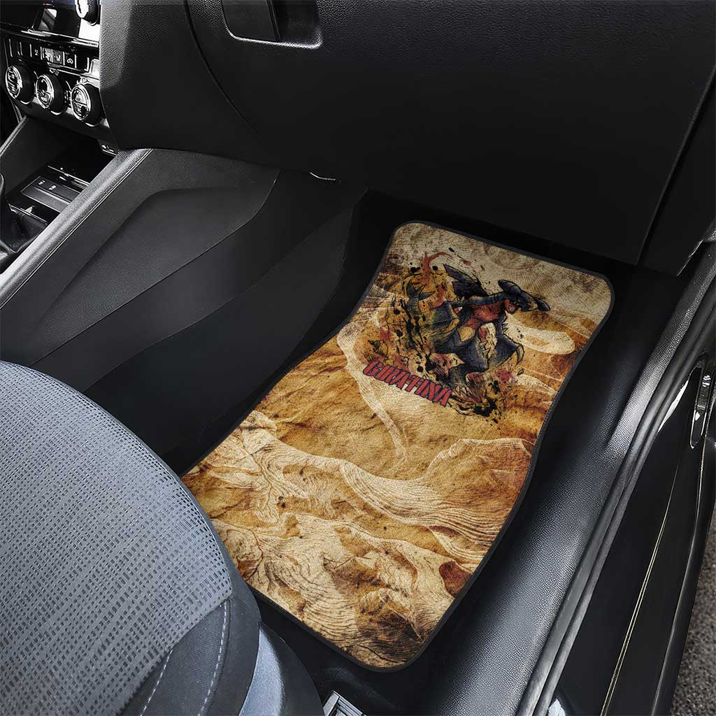 The Desert Apex Giratina Car Mats Grunge Ink Sandstorm Art